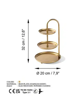 Dekorativní kovový doplněk Kalkı-B - Gold