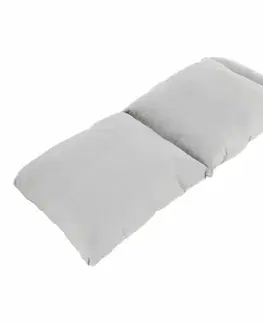 Křeslo s taburetem ZANDER látka / dřevo Tempo Kondela