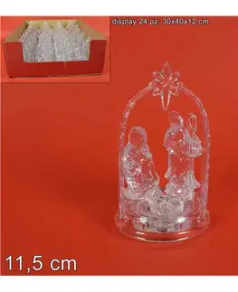 PROHOME - Betlém svítící 11,5cm různé motivy