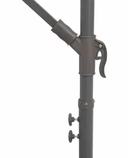 Konzolový slunečník s LED světly Ø 300 cm