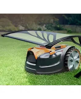 ALDOTRADE Přístřešek pro robotickou sekačku čirý, 80 x 60 x 40 cm