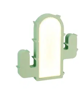 Velká LED stolní lampa CACTUS IQ KIDS zelená