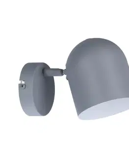 Nástěnná lampa 1X40W E27 matně šedá AZURO