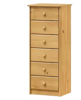 Komoda 3V - 6 zásuvek vosk