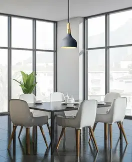 Rabalux 72135 moderní závěsný lustr Drusilla, šedá, E27, 1x max. 40W