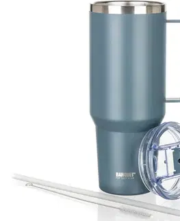 Banquet Termohrnek nerezový s uchem Twain 1200 ml, tmavě šedá