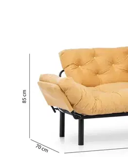 Rozkládací pohovka Nitta Mustard