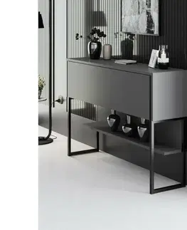 Komoda Luxe Anthracite and Black