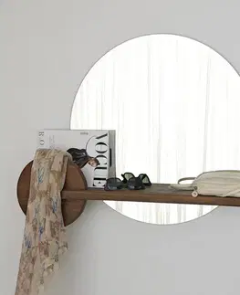 Zrcadlo Points - Walnut