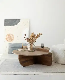 Sada konferenčních stolků Podium Wood - Walnut