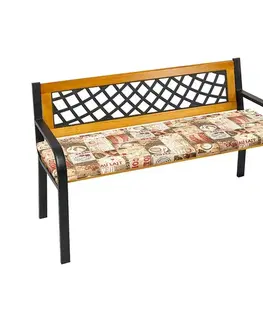 Bellatex Sedák na lavici hladký Káva, 40 x 150 cm