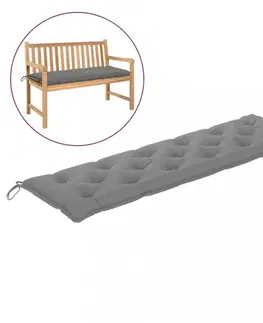 Voděodolná poduška na zahradní lavici 180 cm Dekorhome
