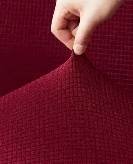 4Home Napínací potah na křeslo Magic clean vínová, 75 - 95 cm