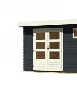 Dřevěný zahradní domek BASTRUP 8 Lanitplast