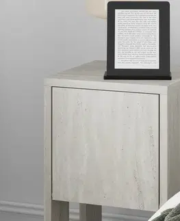 Noční stolek Ema - Travertine