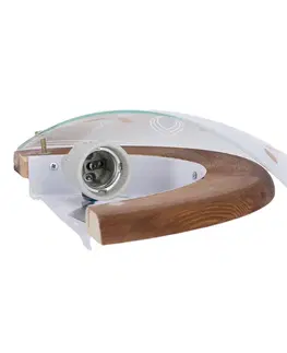 Stropní svítidlo Rustica, dřevěné standardní, 1x60 W, E27, dub
