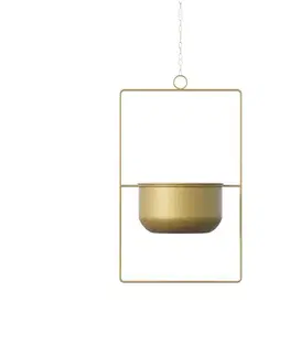 Dekorativní květináč Parapet - Gold