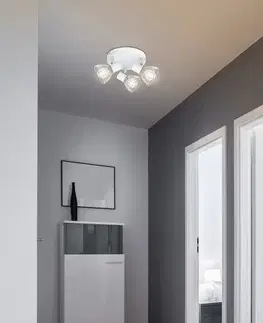 Stropní svítidlo plafond 3X40W E14 bílé chrom FLY