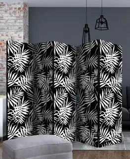 Paraván Black and White Jungle Dekorhome