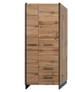 Šatní skříň AMONI 2D2S/45 Tempo Kondela