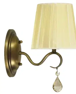 Patinovaná nástěnná lampa 1x40W E14 Fiesta