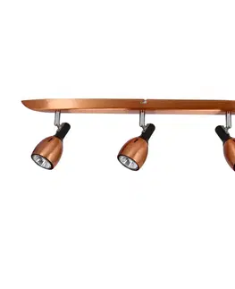Nástěnná lampa 3X50W GU10 měděná CROSS