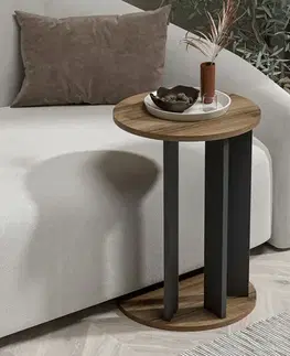 Odkládací stolek Ema Walnut