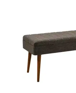 Set s rozkládacím stolem, židlemi a konzolou (7 kusů) Vina 03 1053 - Walnut, Anthracite