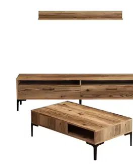 Living Room Furniture Set Istanbul - Walnut