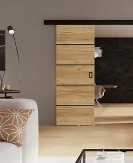KIER Posuvné dveře WERDI DUO PLUS | 212 cm Barva: Dub craft zlatý