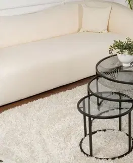 Sada konferenčních stolků Aurum - 80, 60, 42 - Black, Grey