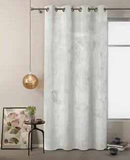 ArtFlhf Stínicí závěs VELVET Eyelets K | 140 x 245 cm Barva: Bílá
