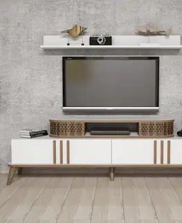 TV stěna / Sestava pod TV Eylül - White