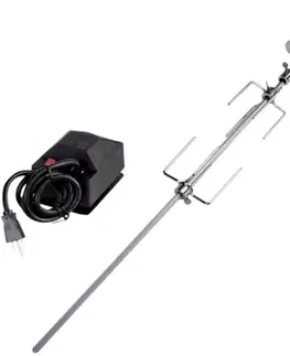 Grilovací jehla + rožeň s elektrickým motorem 220V Fresca