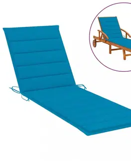 Poduška na zahradní lehátko látka Dekorhome