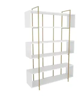 Knihovna Bruti - White, Gold