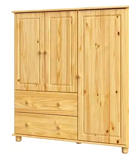 Prádelník 2 zásuvky + 3 dvířka 8018