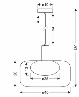 Lampa wisząca Sopra 40 czarno złota metalowa nad stół do salonu