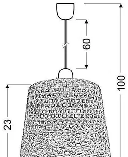 Závěsná lampa NONNA Candellux