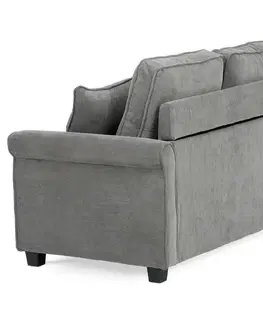 Dvoumístná pohovka ASB-4170 GREY2, manžestr, šedá