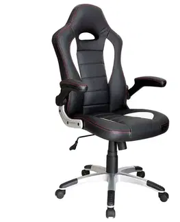 Kancelářské křeslo RACER černá/bílá