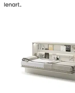 Dig-net nábytek Sklápěcí postel Lenart BED CONCEPT BC-06 kašmír | 90 x 200 cm