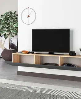 TV stolek Francy 180 - Sapphire Oak, Anthracite