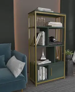 Knihovna Valero - Green, Gold