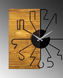 Dekorativní dřevěné nástěnné hodiny Wooden Clock 29