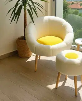 Křeslo s podnožkou LIDA