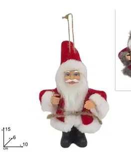 PROHOME - Santa Claus visící 15cm různé druhy