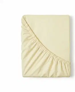 Kvalitex Saténové prostěradlo s gumou smetanová, 80 x 200 cm