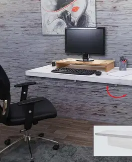 Závěsná police / stůl Dekorhome