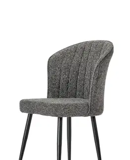 Sada židlí (4 kusy) Rubi - Anthracite, Black
